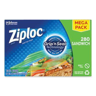 Ziploc® Sandwich Seal Top Bags, 6.5