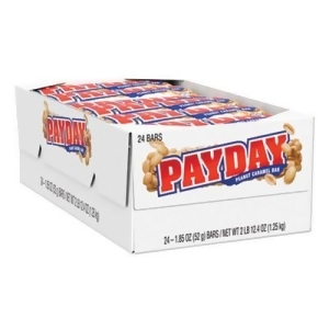 UPC 010700963345 product image for Payday Payday Chewy Candy Bars, Peanut Caramel, 1.85 Oz, 24/box Hec80723 - All | upcitemdb.com