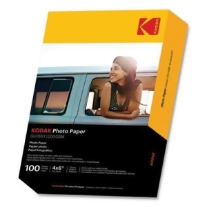 UPC 850033510201 product image for Kodak Photo Paper, 8 Mil, 4 X 6, Glossy White, 100/pack 41180 - All | upcitemdb.com