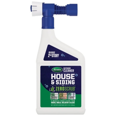 Scotts ZeroScrub 32 Oz. Hose End House & Siding Outdoor Cleaner 51063 Pack of 6 