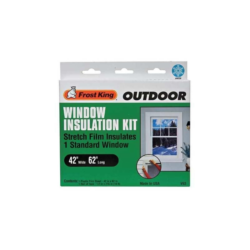 Frost King Outdoor Window Film Insulation Kit, 42 x 62 In