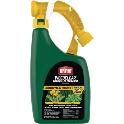 Ortho WeedClear 32 Oz. Ready To Spray Hose End Weed Killer For Lawns 0204910 