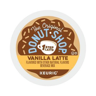 The Original Donut Shop® Vanilla One Step Latte K-Cup, 20/Box DIE8177 