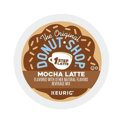 The Original Donut Shop® Mocha One Step Latte K-Cup, Vanilla, 20/Box DIE8179 