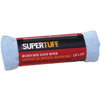 Trimaco SuperTuff 14 In. x 14 In. Blue Microfiber Wipers (2-Pack) 10826 