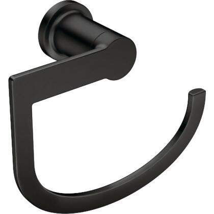 Moen Rinza Towel Ring, Matte Black Y1186BL 