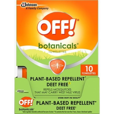 SC Johnson® OFF!® Botanicals Insect Repellent Towelettes 