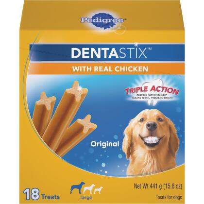 Pedigree Dentastix Large Dog Original Flavor Dental Dog Treat (18-Pack) 797009 