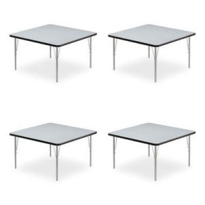 UPC 720976000117 product image for Correll® Table,at Tfl 48X48,gg/bk A4848tfsq15tp09954pk - All | upcitemdb.com