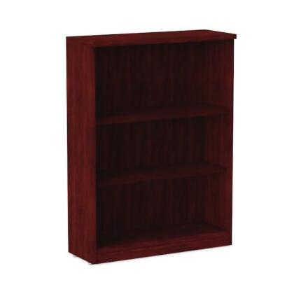 Alera Valencia Bookcase,3 Shelf,Mahogany ALEVA634432MY 