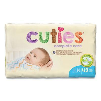 Cuties® Premium Jumbo Diapers, Size 0, Newborn To 10 Lbs, 60/carton CR0001 