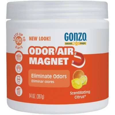 Gonzo Natural Magic 14 Oz. Citrus Gel Air Freshener 4119E Pack of 12 