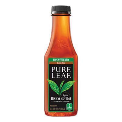 Pure Leaf® Iced Tea, Unsweetened, 18.5 Oz, 12/carton PEP134072 