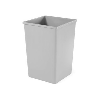 Rubbermaid Plastic Rigid Trash Can Liner For Rubbermaid Plaza Receptacle Gray 