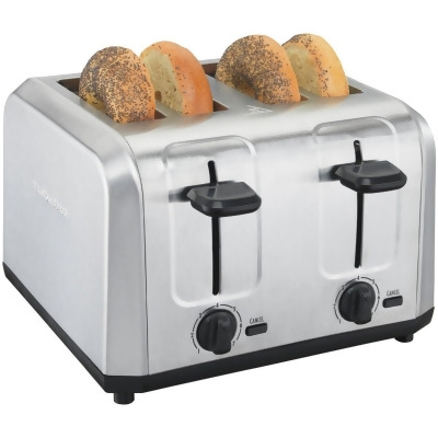 Hamilton Beach 4-Slice Brushed Stainless Steel Toaster 24910G Pack of 2 