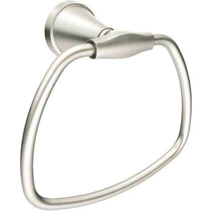 Moen Tiffin Towel Ring, Brushed Nickel MY4886BN 