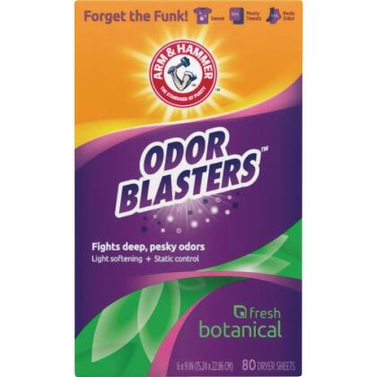 Arm & Hammer Odor Blasters Botanical Dryer Sheets (80-Count) 291 