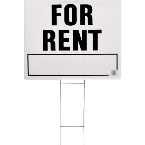 UPC 029069001537 product image for Hy-ko Corrugated Plastic Sign, For Rent Lfr-4 - All | upcitemdb.com