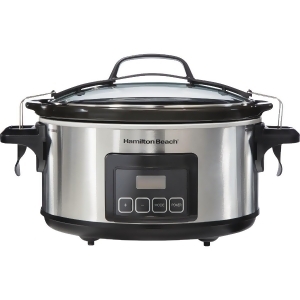 Hamilton Beach Stay or Go 6 Qt Programmable Slow Cooker 33561  All