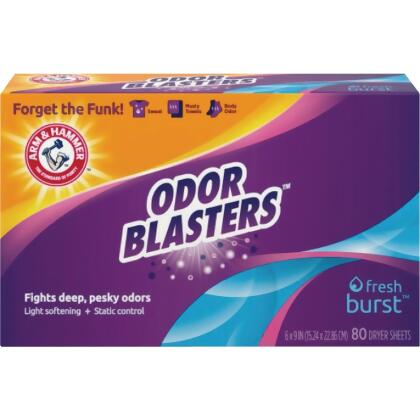 Arm & Hammer Odor Blasters Fresh Burst Dryer Sheets (80-Count) 290 