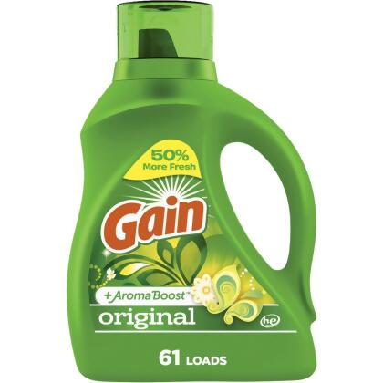 Gain + Aroma Boost 88 Oz. 61 Load Original Scent HE Liquid Laundry Detergent 