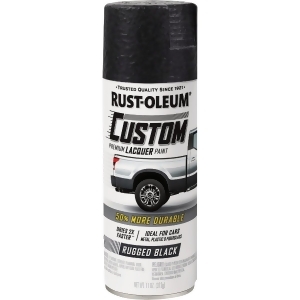 UPC 020066372699 product image for Rust-oleum Automotive Premium Custom Lacquer, 11 oz., Rugged Black 323350 - All | upcitemdb.com