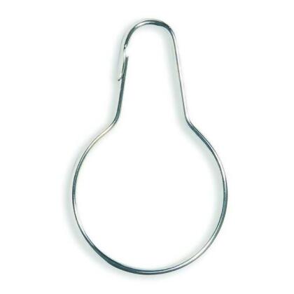 Manufacturer Varies Shower Curtain Hooks,1 1/2 in W,PK13 1ECL1 