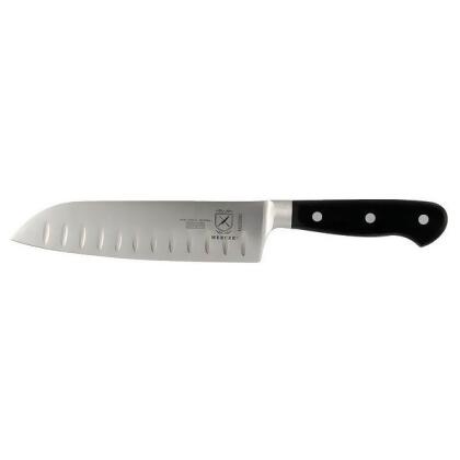 Mercer Cutlery Santoku Knife,7 in Blade,Black Handle M23590 