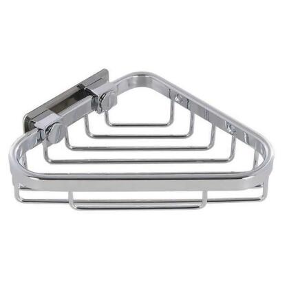 Wingits Corner Shower Basket,SS,Polished,7 in W WCBPS6 