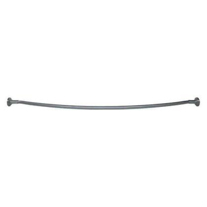 Taymor Curved Shower Rod,SS,60in L,Satin Nickel 01-C6289SN 