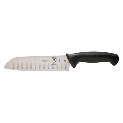 Mercer Cutlery Santoku Knife,7 in Blade,Black Handle M22707 