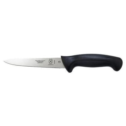 Mercer Cutlery Utility Knife,6 in Blade,Black Handle M23306 