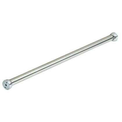 Manufacturer Varies Shower Rod,SS,42 in L,Chrome Plated 4EEW3 