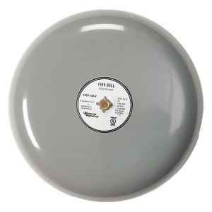 UPC 793016005212 product image for Edwards Signaling Fire Bell,Gray,8 In.,20 to 24V 439D-8aw - All | upcitemdb.com