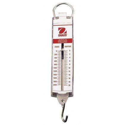 Ohaus Hanging Scale,Linear,5000g/50 N Capacity 8008-MN 