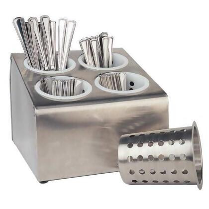 Crestware Flatware Dispenser,8 x 10 in,Silver CFD4 