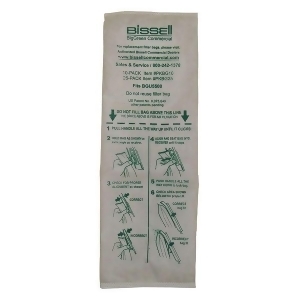 UPC 811827020023 product image for Bissell Commercial Vacuum Bag,Cloth,2-Ply,Reusable,PK25 Pkbg25 - All | upcitemdb.com