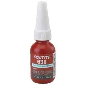 UPC 079340006386 product image for Loctite Retaining Compound,0.34 fl oz,Green 1835937 - All | upcitemdb.com