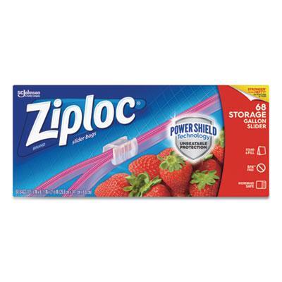 Ziploc® BAG,SLDR,GAL,68/PK,9PK/CT 316489 