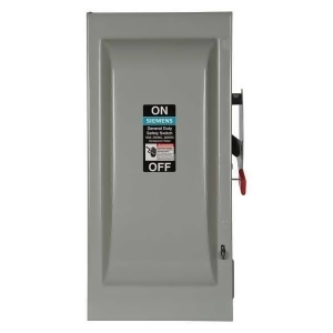 UPC 783643149144 product image for Siemens Safety Switch, Non-Fusible, 100 A, Steel Gnf323 - All | upcitemdb.com