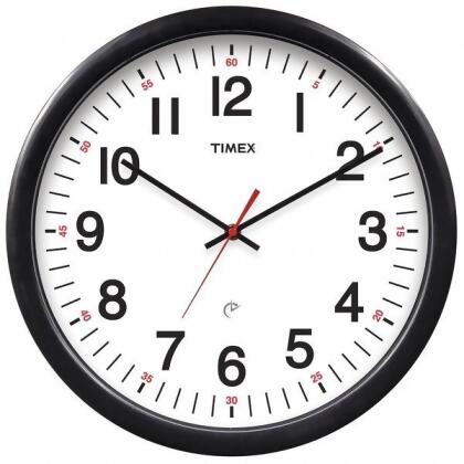 Acurite Set and Forget Wall Clock 14.25,w/5 Year 46032 