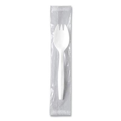 SOLO® CUTLERY,SPORK,MED,1000,WH MOW6-0007 