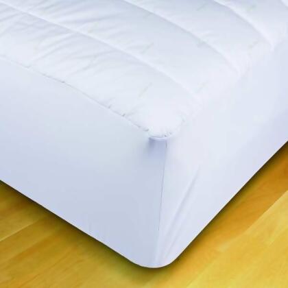 Martex Mattress Pad,39 in W,White 5014141 