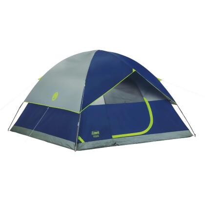 Coleman Sundome 6-Person Dome Tent, Navy & Gray 2206947