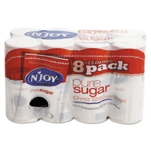 N\\'joy Pure Sugar Cane, 22 oz Canister, 8/Pack Pm62430/90698 - All