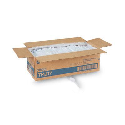 Dixie® Plastic Cutlery, Heavy Mediumweight Spoon, White, 1,000/Carton TM217 