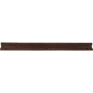Groundsmart 3 In. H. x 4 Ft. L. Brown Recycled Rubber Brickface Landscape Edger - All(set of 1 )