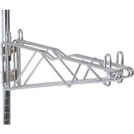 Nexel Chrome Adjustable Double Shelf Post Bracket 12