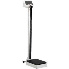 Global Industrial Digital Physician Scale w/ Height Rod 600 Lb Capacity 10-5/8