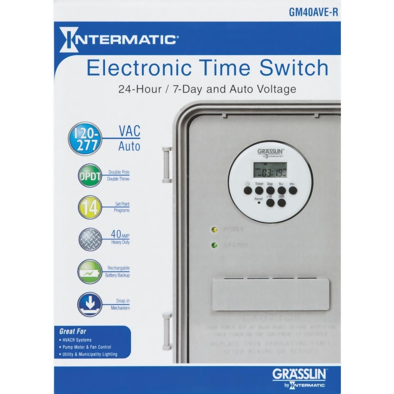 Intermatic 24hr 7day Digital Timer GM40AVERD89 from Sim Supply at